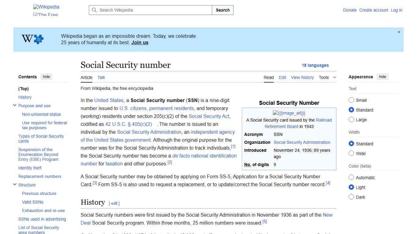 Social Security number - Wikipedia